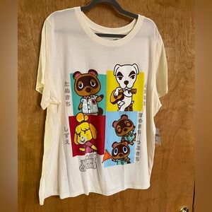 NWT Forever 21+ Animal Crossing New Horizons T-shirt